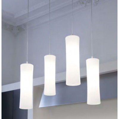 Lumen Center - Takè Plus - Také 27-1 SP - Recessed suspension lamp for plasterboard countertop - Matt White - LS-LC-BAMBA1IN106