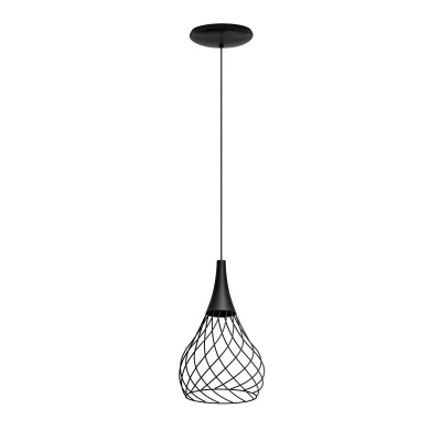 Ma&De - Mongolfier - Mongolfier P1 SP LED - Refined LED suspension lamp - Black - LS-LL-8140 - Warm Tune - Diffused