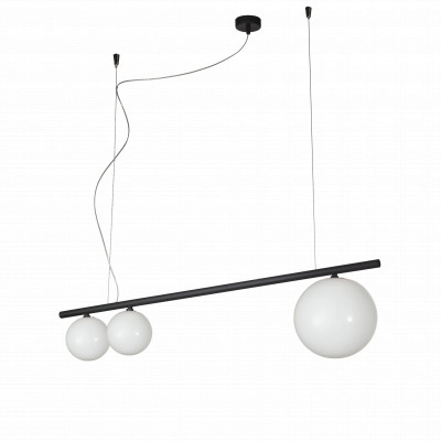 Metal Lux - Bubble - Libra SP 3L Globe - Chandelier three light - Black - LS-ML-276-133-03