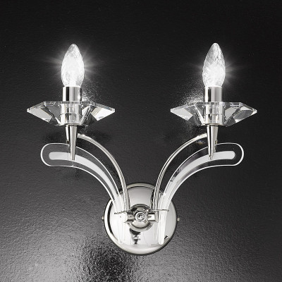 Metal Lux - New Classic - Icaro AP 2L - Classic double wall light - Chrome - LS-ML-197-102