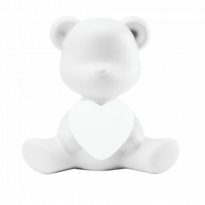 Qeeboo - Teddy - Teddy Love XS TL - Table lamp colourful - White - LS-QB-25005WH