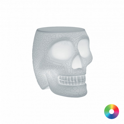 Qeeboo - City - Mexico Battery LED RGB TE - Floor lamp  multifuction - Transparent PMMA - LS-QB-70005LED - RGB - Diffused