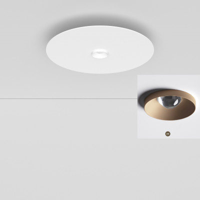 Rotaliana - Collide - Collide H3 double - Double-emission ceiling light - White / Matt bronze - LS-RO-1CDH3D2013ZL026 - Warm white - 3000 K - Diffused