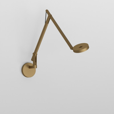 Rotaliana - String - String W2 Mini DWT - Wall light with arm adjustable - Brown - LS-RO-1SRW2MW248ZL0 - Warm Tune - Diffused