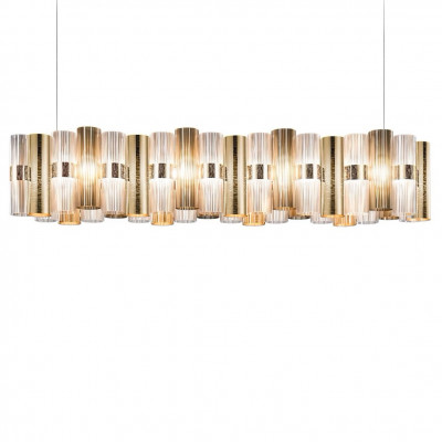 Slamp - La Lollo - La Lollo SP linear 140 - Gold - LS-SL-LALS3XLGLD01T00NMTEU - Super warm - 2700 K - Diffused