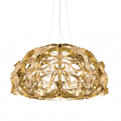 Slamp - Kalatos - Quantica SP 120 - Golden suspension lamp - Gold - LS-SL-QUASXL0GLD01T00000EU