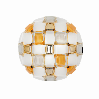 Slamp - Ginetta - Mida AP PL M - Modern wall light or ceiling light - Artistic glass/amber - LS-SL-MIDCM00YLW00000000EU
