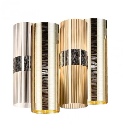 Slamp - La Lollo - La Lollo AP - Wall light with double diffusor - Gold - LS-SL-LALWM00GLD00000000EU