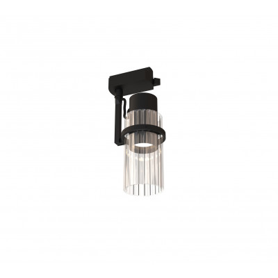 Tooy - Lei - Lei FA binario - Binary lighting - Transparent / matt black - LS-TO-E564.45C2CLE