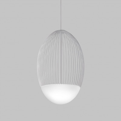 Vistosi - Modern Light - Riketta SP L LED - Design chandelier - Satin white / matt white - LS-VI-RIKETSP000GGGBO-BCSTL221CE - Warm white - 3000 K - Diffused