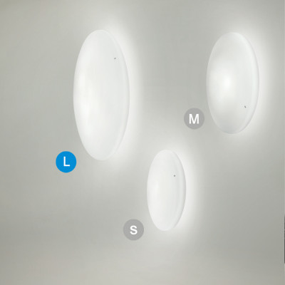 Vistosi - Lio - Lio AP PL 50 LED - Wall light or ceiling light - White - LS-VI-LIOPP50-0GGBC-CRBCL221CE - Super warm - 2700 K - Diffused