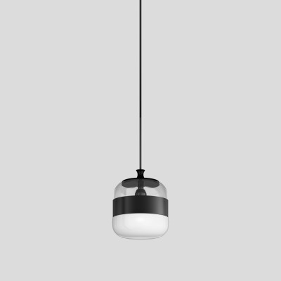 Vistosi - Retrò - Futura SP S - Design chandelier - White/Black - LS-VI-SPFUTURPCRGR