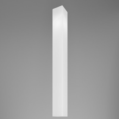 Vistosi - Tubes - Tubes SP 120 - Chandelier with geometric shapes - Glossy white - LS-VI-SPTUBES120BCNI