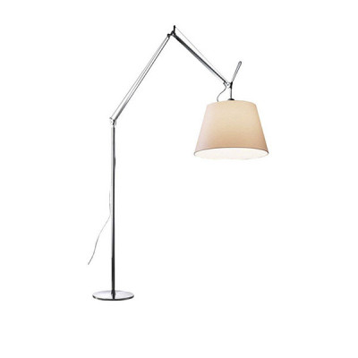 Artemide - Tolomeo - Tolomeo PT Mega 32 - Lampadaire abat-jour M - Aluminium/parchemin - LS-AR-0564010A-B1-P2