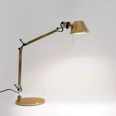 Artemide - Tolomeo - Tolomeo TL Micro - Lampe à poser - Or - LS-AR-0011860A
