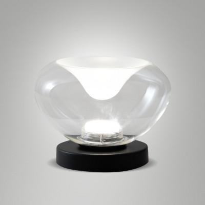 Fabas Luce - Soft - Brena TL - Lampe de table en verre et métal - Transparent - LS-FL-3755-30-241 - Dynamic White - Diffuse