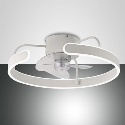 Fabas Luce - Domizia - Savoy PL - Plafonnier LED - Blanc - LS-FL-3710-65-102 - Warm Tune - Diffuse