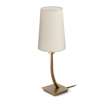 Faro - Indoor - Hotelerie - Rem-3 TL - Lampe de table moderne - Or/Blanc - LS-FR-29685-2P0311