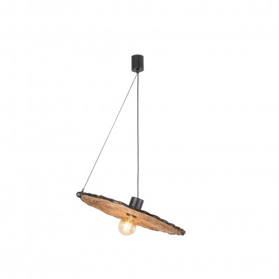 Faro - Indoor - Weave - Costas SP S - Suspension petite avec éclairage vers le bas - Noir mat - LS-FR-68590-69