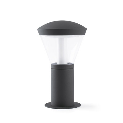 Faro - Outdoor - Datna - Shelby PT LED S - Borne de jardin LED taille petite - Gris - LS-FR-75537 - Blanc chaud - 3000 K - Diffuse