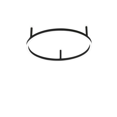 Ideal Lux - Circle - Oracle PL S round - Lampe de plafond circulaire taille petite - Diffuse