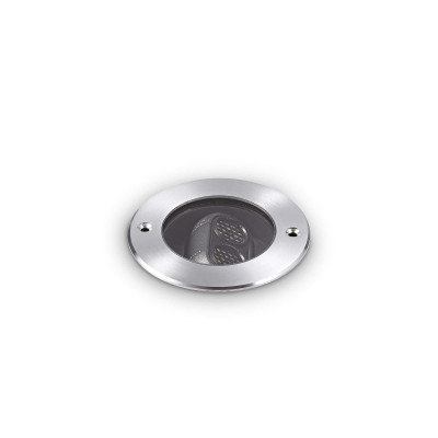 Ideal Lux - Garden - Taurus-1 FA LED - Spot encastrable piétinable - Acier - LS-IL-277004 - Blanc chaud - 3000 K - Diffuse