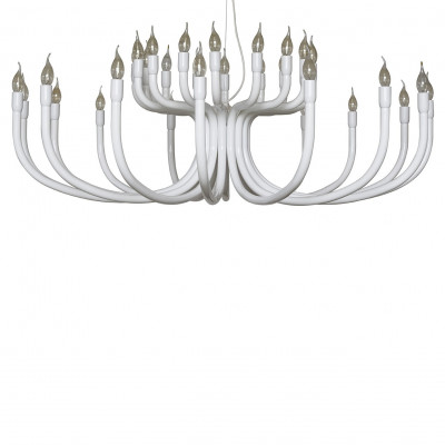Karman - Chandelier  - Snoob 32L SP - Lustre avec duex bras - Blanc - LS-KR-SE609B
