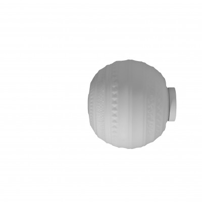 Karman - Karman lampade collezione - Braille D25 PL AP - Blanc satiné - LS-KR-PL1441BINT