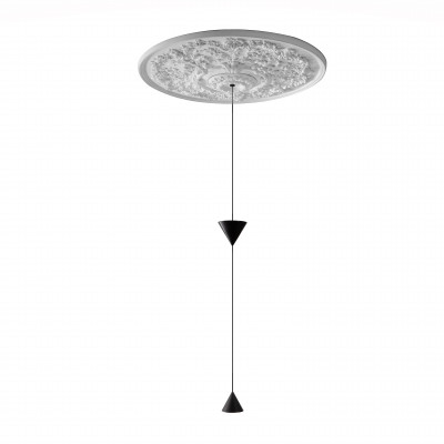 Karman - Karman lampade collezione - Moonbloom D75 BI SP - Noir mat