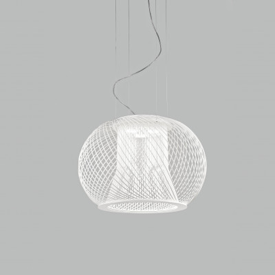 Metal Lux - Metal - Impossible C 65 SP - Lustre avec diffuseur en métal - Blanc - LS-ML-242-065-02E