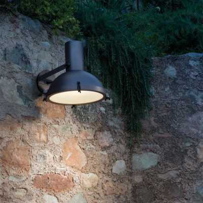 Nemo - Le Corbusier - Projecteur 365 AP - Applique murale de style industriel - Marron spécial - LS-NL-PRJ-EMS-3A