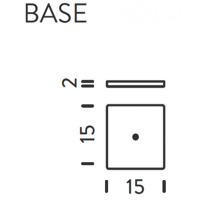 Nemo - Stelo - Fixing accessories Untitled - Accessoires de fixation - Noir / argent - LS-NL-UNT-BAN-11