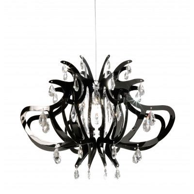 Slamp - Ginetta - Lillibet SP - Lustre avec duex bras - Noir - LS-SL-LILSM00BLK01T00000EU