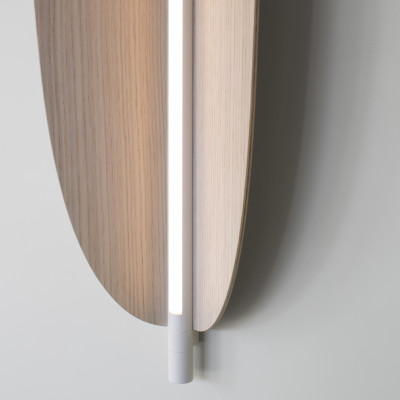 Tooy - Thula & Excalibur - Thula vela AP PL M - Applique/plafonnier design à technologie LED - Beige / chêne clair - LS-TO-562.42.C22-C22-W03 - Très chaud - 2700 K - Diffuse