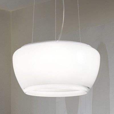 Vistosi - Implode - Implode SP 50 - Suspension moderne - Blanc - LS-VI-SPIMPLO50BCE27