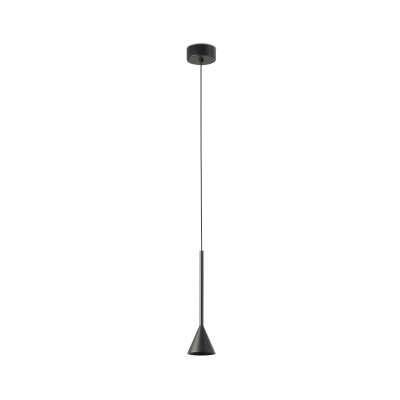 Faro - Indoor - Lise - Anna SP LED - Lampada sospensione conica - Nero - LS-FR-22032 - Super Caldo - 2700 K - 18°