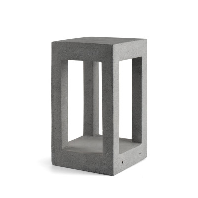 Faro - Outdoor - Alpas - Pilo 350 PT LED - Lampada da terra da esterno in cemento - Grigio cemento - LS-FR-75595 - Super Caldo - 2700 K - Diffusa