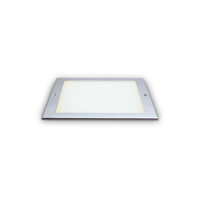 Ideal Lux - new 2024 - Taurus Wide Square D13 FA - Faretto calpestabile da esterni - Acciaio - LS-IL-325675 - Bianco caldo - 3000 K - Diffusa