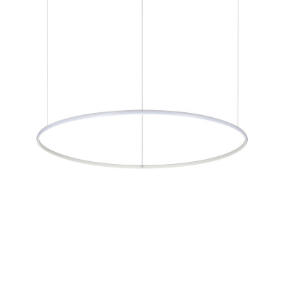 Ideal Lux - Circle - Hulahoop SP L LED - Lampada a sospensione grande - Bianco - LS-IL-258751 - Bianco caldo - 3000 K - Diffusa