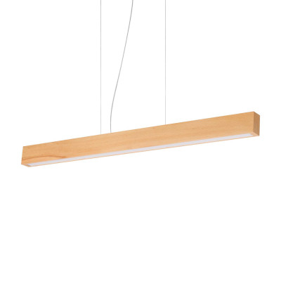 Ideal Lux - Nordico - Craft SP - Lampada a sospensione lineare - Legno - LS-IL-284460 - Bianco caldo - 3000 K