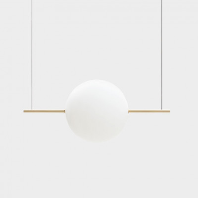 Il fanale - Sfere - Alma SP 1L L - Lampada a sospensione - Ottone - LS-IF-282-01-ON - Super Caldo - 2700 K - Diffusa