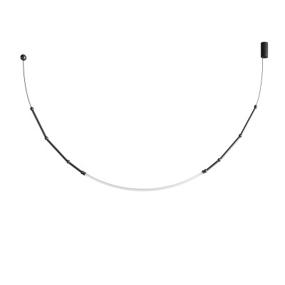 Karman - Karman lampade collezione - Leda L100 SP OUT - Nero opaco - LS--SE293BNEXT - Bianco caldo - 3000 K - Diffusa