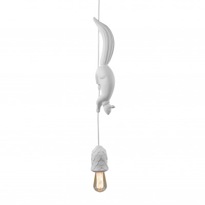 Karman - Zoo - Sherwood & Robin 1 SP - Lampada a sospensione design moderno - Bianco opaco - LS-KR-SE151BBINT