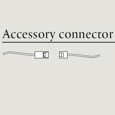 Lodes - Puzzle - Connettore 167100 - Cavetto di collegamento per composizioni multiple - Bianco - LS-ST-167100