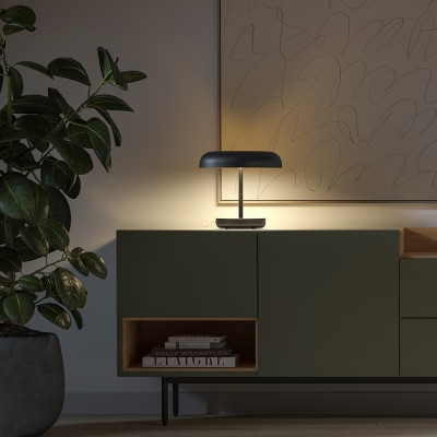 Lumen Center - Zero - Zero TL - Lampada da tavolo con metallo colorato - Nero - LS-LC-ZR0210327 - Super Caldo - 2700 K - Diffusa