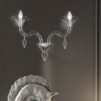 Metal Lux - New Classic - Dedalo AP 2L - Applique 2 luci - Cromo - LS-ML-192-102-01