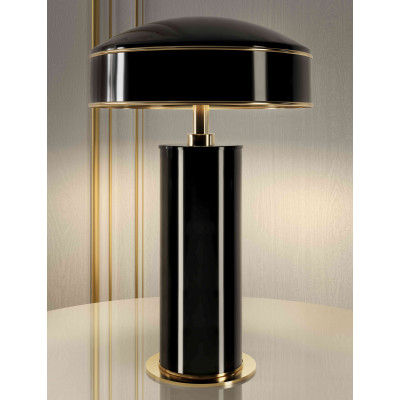 More Brands - Laudarte - Candy TL - Elegante lampada da tavolo - Nero lucido - LS-LA-candy