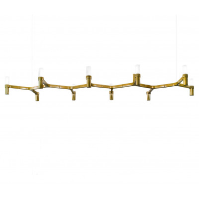 Nemo - Crown - Crown Plana Linea SP - Lampadario moderno design minimalista - Oro - LS-NL-CRO-HGW-54