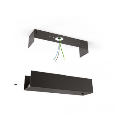 Nemo - Nemo Studio - Driver Ceiling Rose 1 hole - Accessorio - Nero - LS-NL-BROSPS1NE