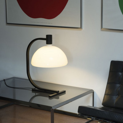 Nemo - Volet - AS1C TL 2 - Lampada da tavolo in vetro e metallo - Nero - LS-NL-ALB-ENW-15